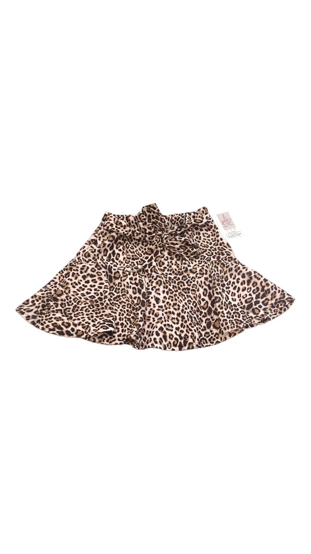 Falda pantalón leopardo -